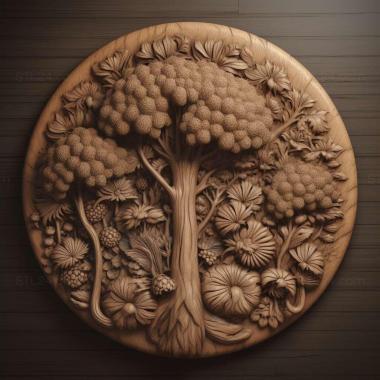 Ideas st Peckiella podocarpus 4 3d model