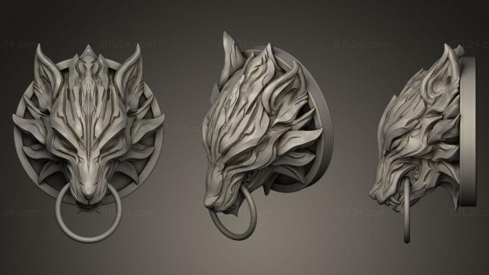 Фан-арт Фенрира STL для 3D