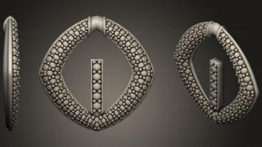 Jewelry Jewelry Pendant With Letter I17 3d model