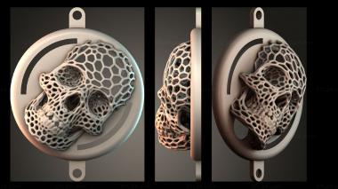 Jewelry Hollow Skull Design 3d model