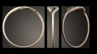 Jewelry Ring snakes 3d model