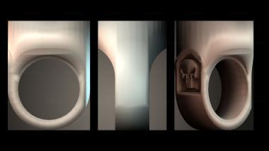 Jewelry Punisher ring 3d model