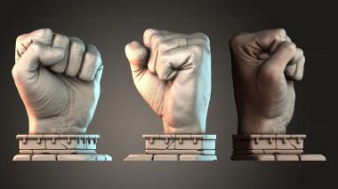Jewelry The strength of the hand that wears the ring 3d model