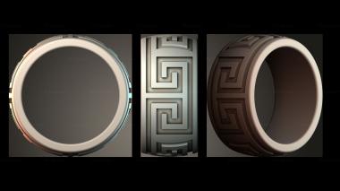 Jewelry Celtic ring 3d model