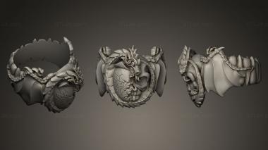 Jewelry rings The metaphor of circle of life 3d model