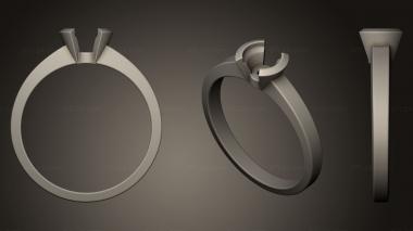 Jewelry rings Engagement Ring 006 3d model