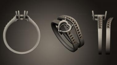 Jewelry rings Engagement Ring 008 3d model