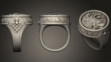 Jewelry rings Atreides Signet Ring  Dune 3d model