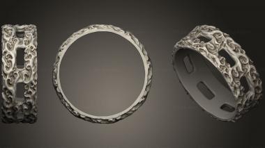 Jewelry rings Bracelet ring With Or Without Moth 3d model