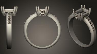 Jewelry rings CAD Engagement Ring 3d model