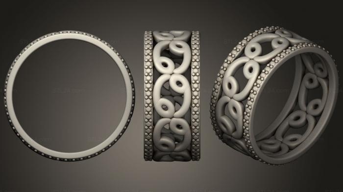 Jewelry rings (Jewelry Ring With Cancer Zodiac, JVLRP_0401) 3D models for cnc