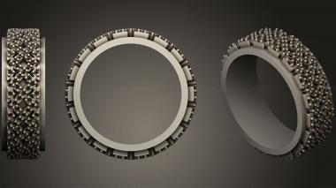 Jewelry rings Ladies Wedding Bands With Diamonds161 3d model
