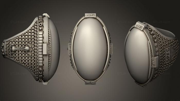 Jewelry rings (SPFC ring Comemorative, JVLRP_0844) 3D models for cnc