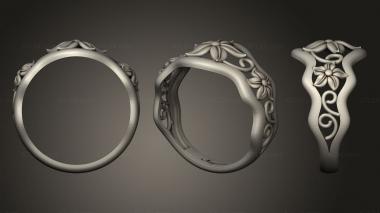 Jewelry rings loflowering 3d model