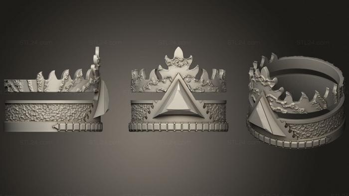 Jewelry rings (Ring of Elemental Command Fire, JVLRP_1001) 3D models for cnc