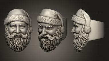 Jewelry rings Santa ring 3d model