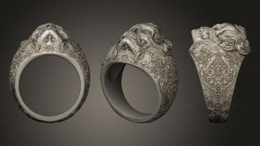 Jewelry rings skull ring jewelry 3d model