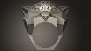 Jewelry rings Aneis pantera ring 3d model