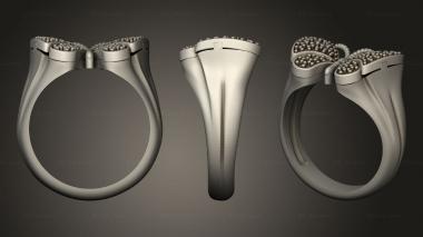 Jewelry rings Ring babochka 3d model