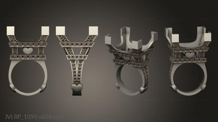 Jewelry rings (Aneis ring, JVLRP_1090) 3D models for cnc