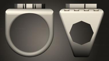 Jewelry rings transformer ring 3d model