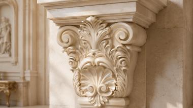 Chapiters Acanthus shell-1 3d model