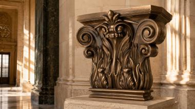 Chapiters Double spirals 3d model