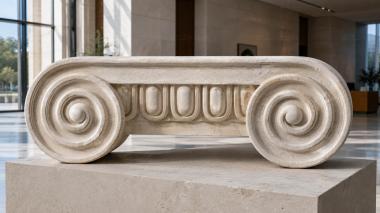 Chapiters Miniature capital with double volutes 3d model