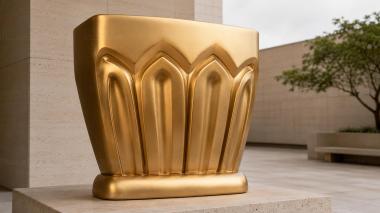 Chapiters Laconic classical capital with rhythmic reliefs 3d model