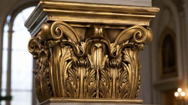 Chapiters Capital with acanthuses and volutes in Corinthian style 3d model
