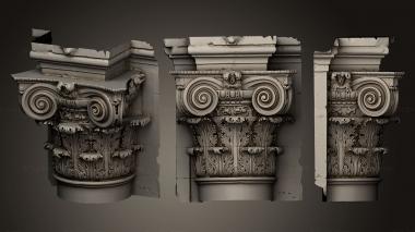 Chapiters Capitell de la catedral de Tortosa 3d model
