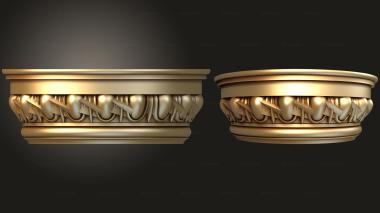Chapiters Ionic capital 3d model