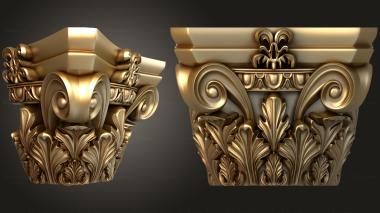 Chapiters Semicapital 3d model
