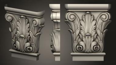 Chapiters Upper capital 3d model