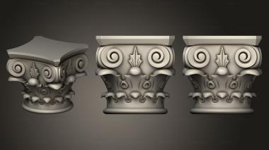 Chapiters Antique capital 3d model