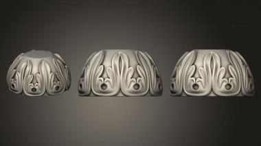 Chapiters Decors for the Holy Dormition Monastery 3d model