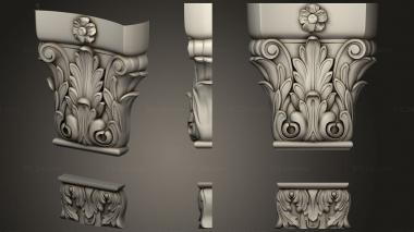 Chapiters Two capitals 3d model