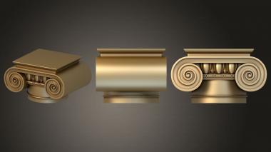 Chapiters Capital antique 3d model