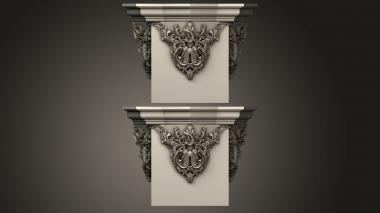 Chapiters Capital carving model 3d model