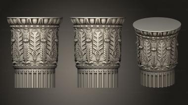 Chapiters Marble capital 3d model
