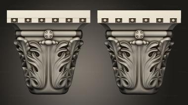 Chapiters Marble capital 3d model