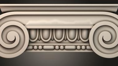 Chapiters Classical Column Design 3d model