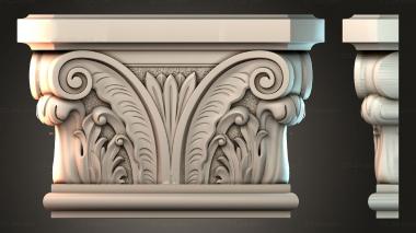 Chapiters Corinthian capital 3d model