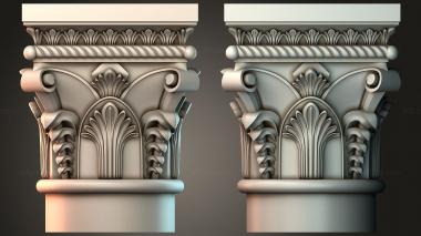 Chapiters Top of the column 3d model