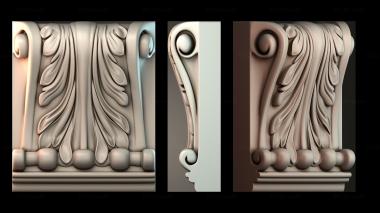 Chapiters Top of the column 3d model