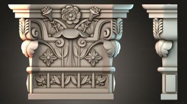 Chapiters Top of the column 3d model