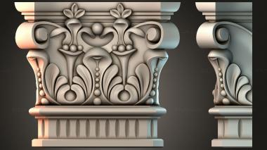 Chapiters Top of the column 3d model