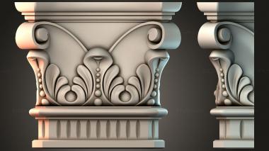 Chapiters Top of the column 3d model