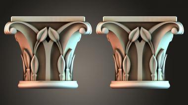 Chapiters Top of the column 3d model