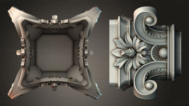 Chapiters Top of the column 3d model